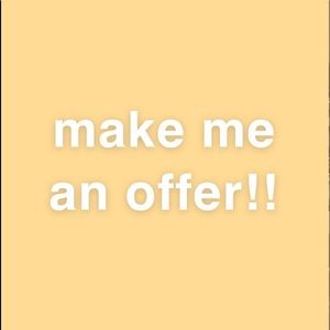make me an offer on any item!